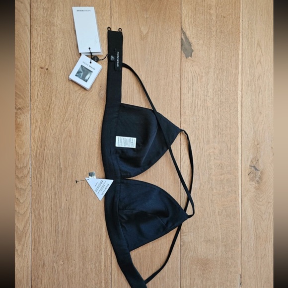 BRAND NEW Nadine Merabi Size Small - S - Kira Black Bra Top - perfect for NYE! - Picture 2 of 6